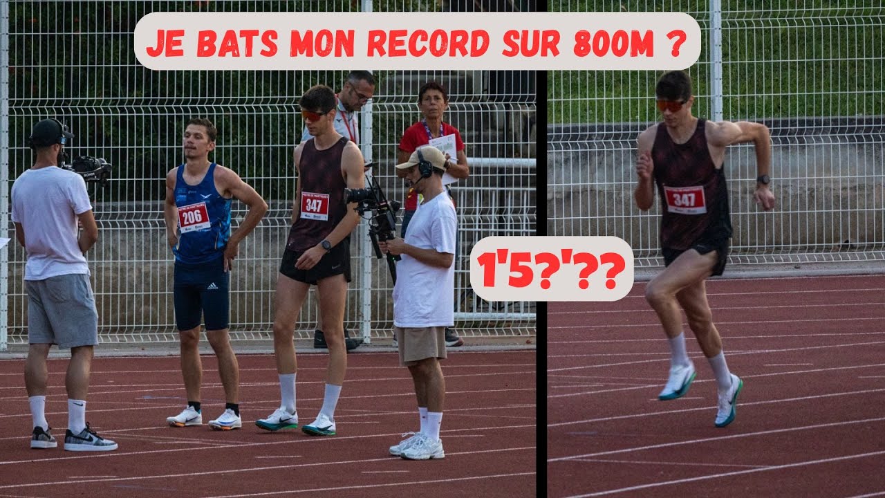 JE BATS MON RECORD SUR 800M ?