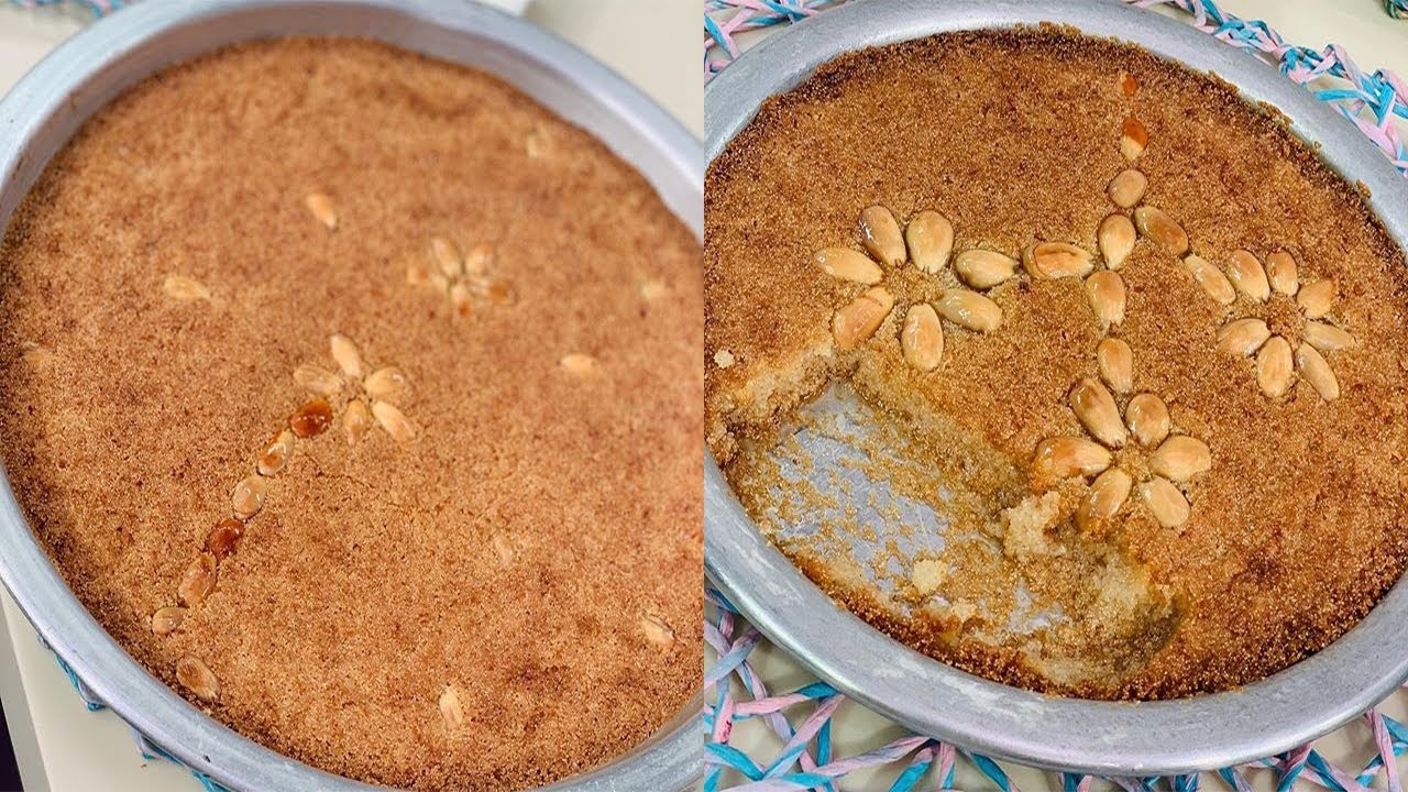 طريقة عمل البسبوسة | العزومة مع الشيف فاطمة أبو حاتي