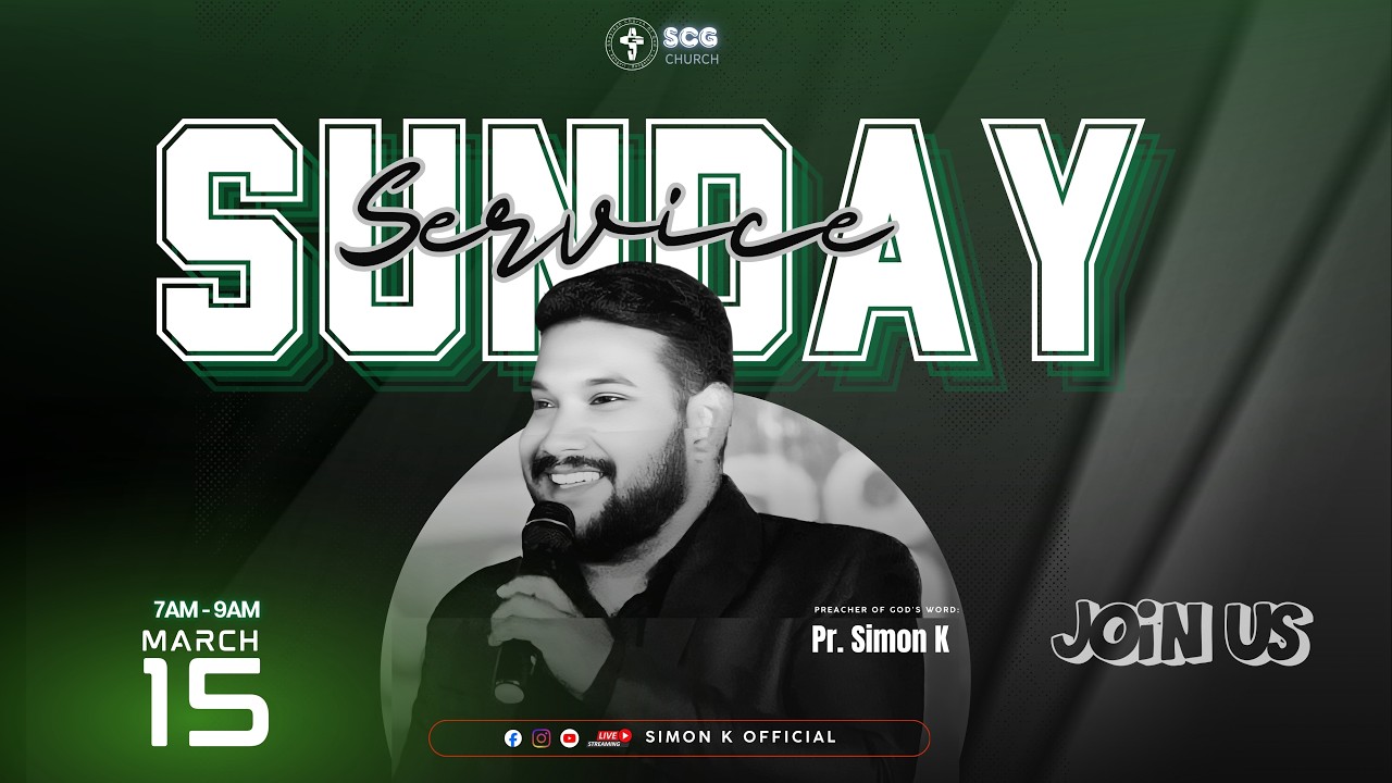 🔴Live || Shekinah Church of God || Sunday Service || Pr.Simon K || Bangalore