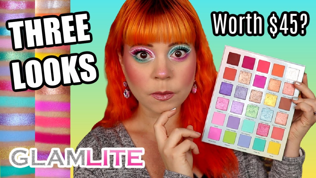Glamlite Ice Cream Dreams palette | 3 Looks and review
