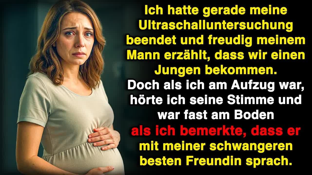 Ich verließ den Ultraschall mit einem Lächeln, bis ich hörte, wie mein Mann mit meiner Freundin