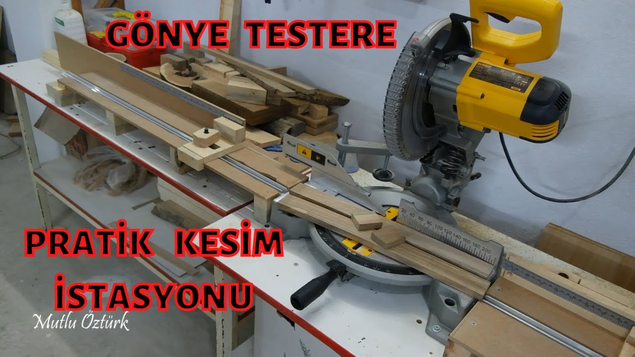 Gönye Testere Makinesi Pratik Kesim İstasyonu