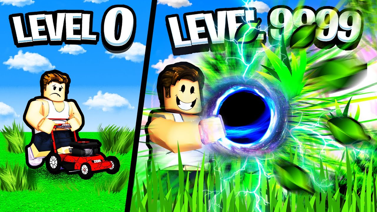 BLACK HOLE LAWN MOWER UNLOCKED? - Roblox Mowing Masters