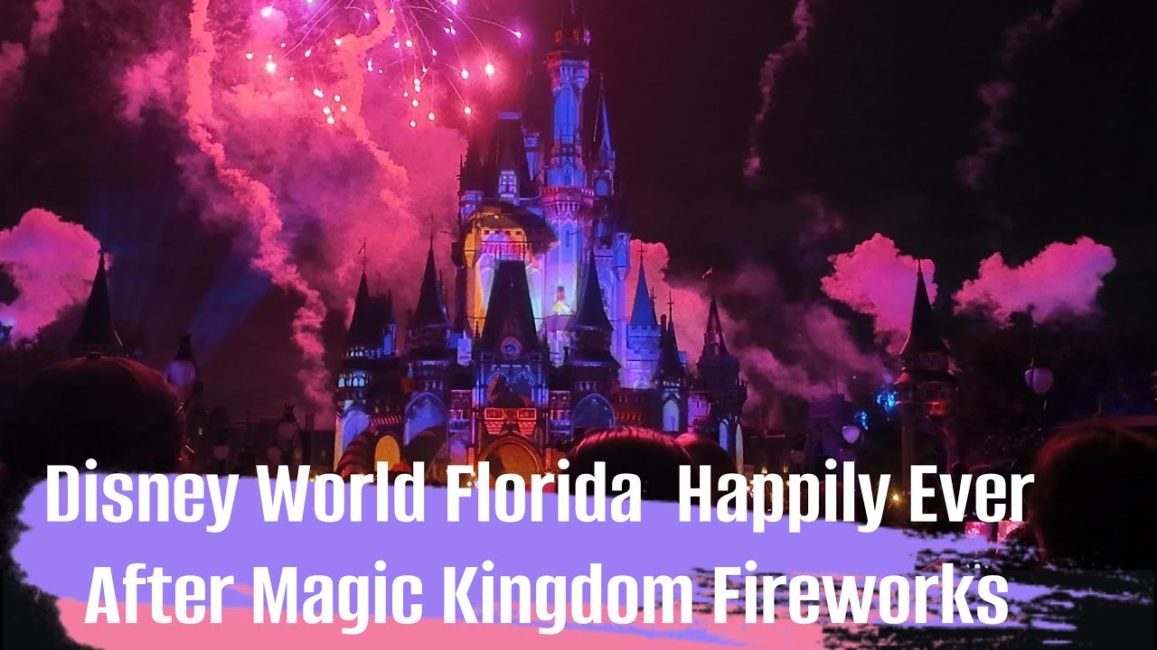 Disney World Florida  Happily Ever After Magic Kingdom Fireworks