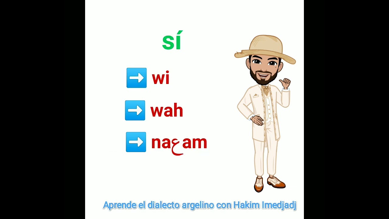 Aprende el dialecto argelino (darja)