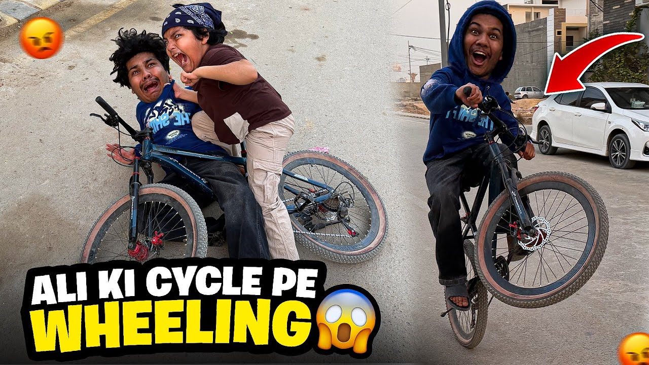 ABDULLAH NY ALI KI CYCLE CHEEN KI 😳 || ABDULLAH OR ALI KI LARAI HI GAI 😳 || 