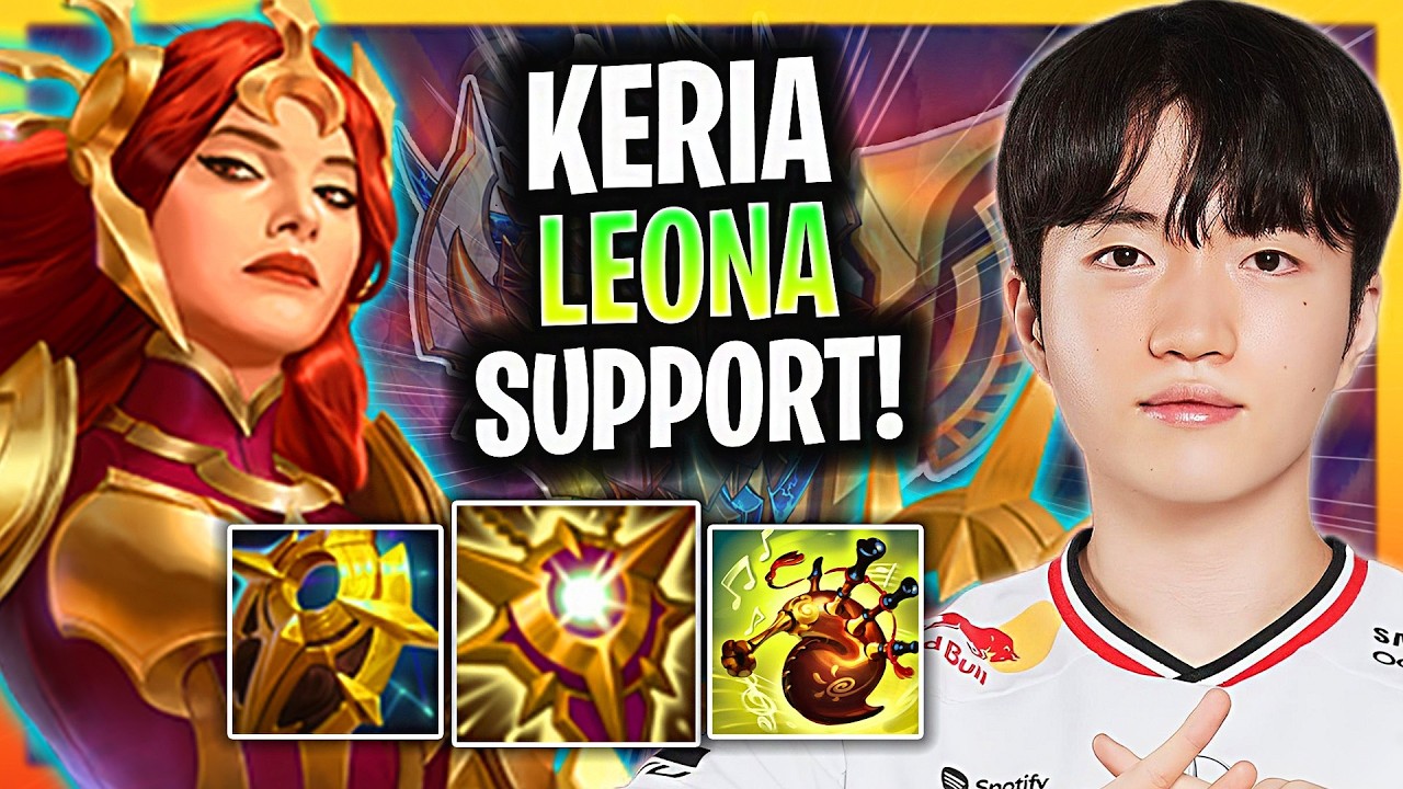 T1 KERIA BRINGS BACK LEONA IN KOREA SOLOQ! | T1 Keria Leona SUPPORT Guide Patch 26.3
