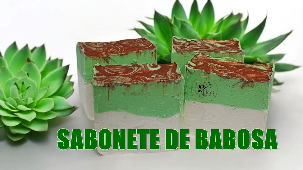 SABONETE HIDRATANTE DE BABOSA - COLD PROCESS #saboariaartesanal #sabonetedebabosa