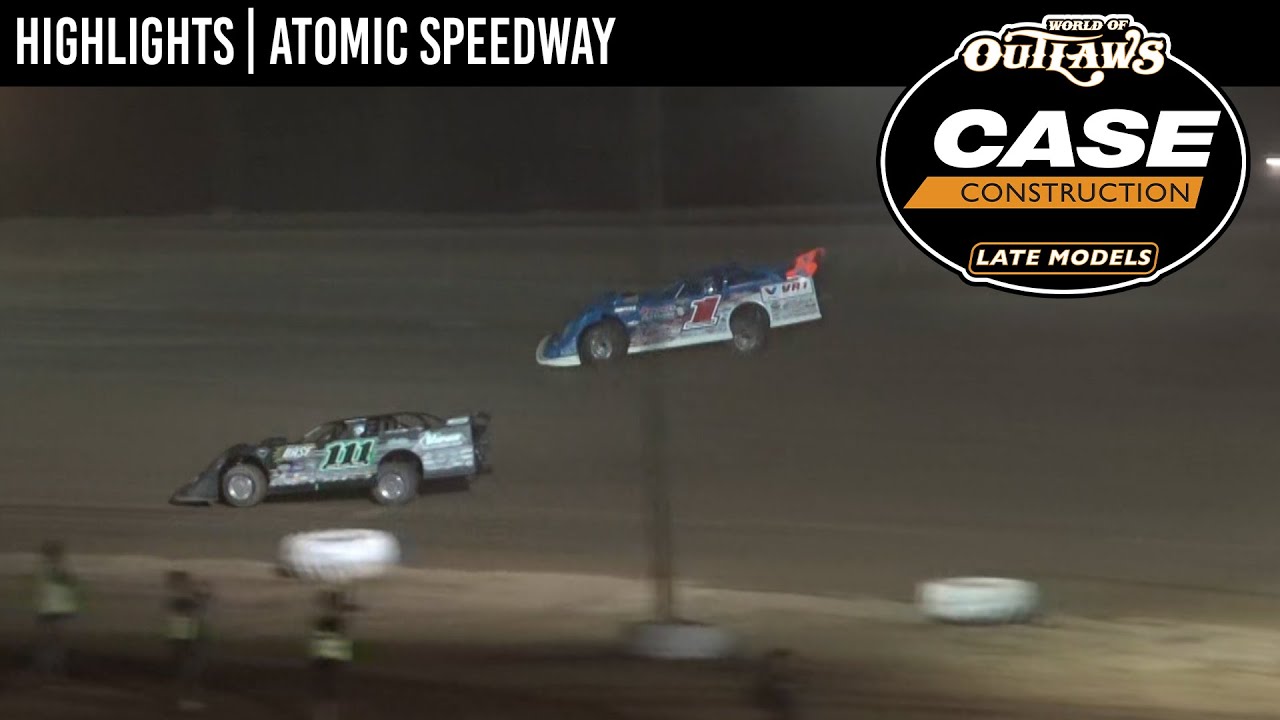 World of Outlaws CASE Late Models at Atomic Speedway April 23, 2022 | HIGHLIGHTS