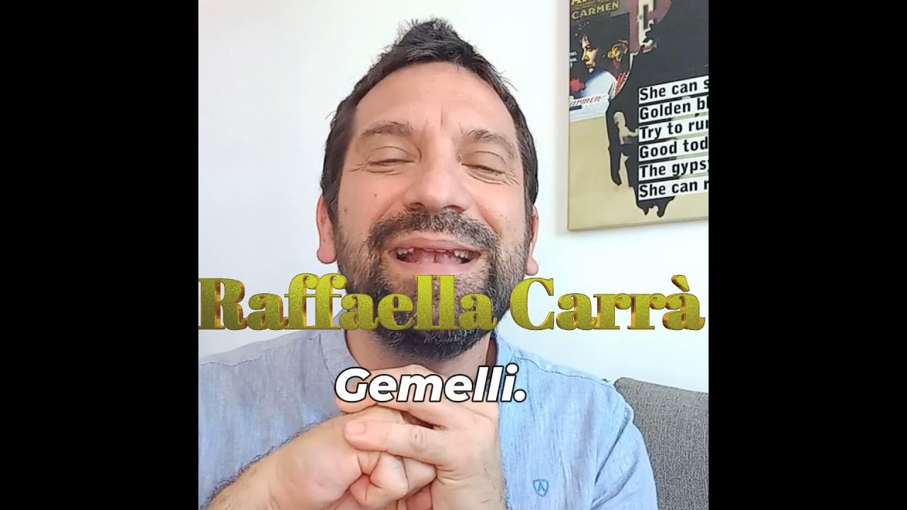 Raffaella Carrà - Gemelli, ascendente Bilancia, Venere in Leone e un quid in Scorpionesco