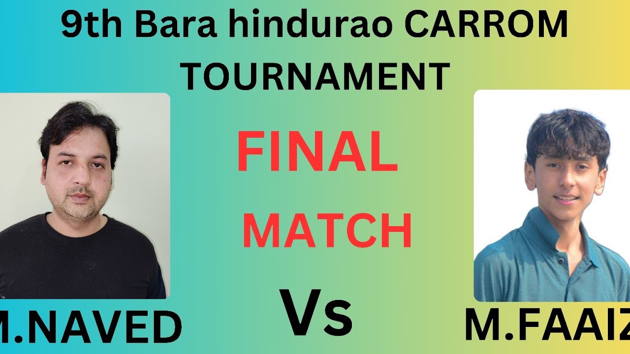 9 th Bara hindurao tournament M.Faaiz Vs M.Naved Final match