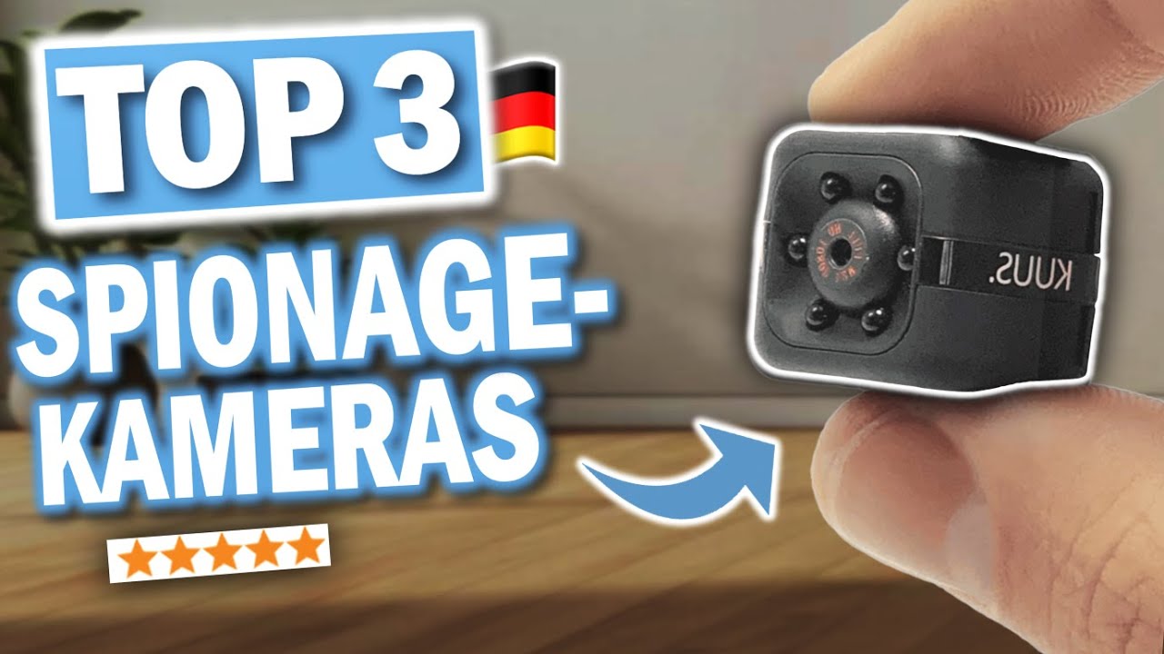 Beste MINI SPIONAGE KAMERAS 2026 | Top 3 Spionagekameras Vergleich