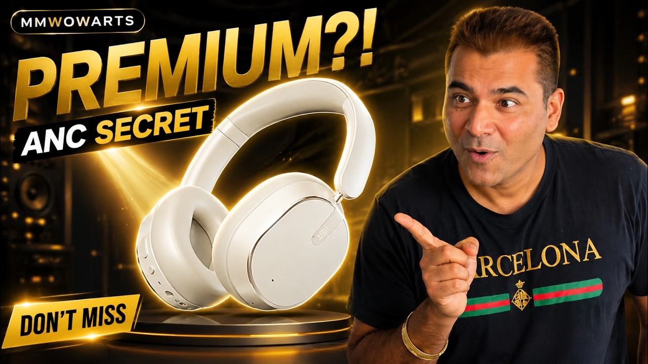 These Headphones Killed My Background Noise 😮 | 65H Hybrid ANC Bluetooth Headphones Review