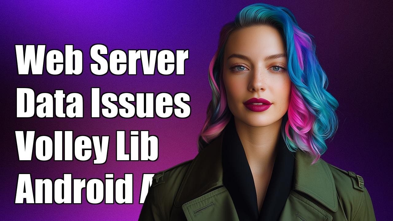 receiving data from web server doesn't work (volley library android)