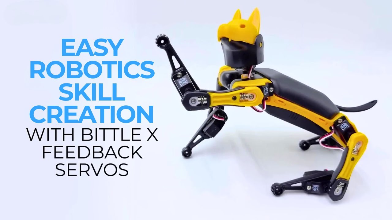 Master Robotics with Petoi Bittle X Robot Dog & Bittle X with a Robotics Arm and Feedback Servos