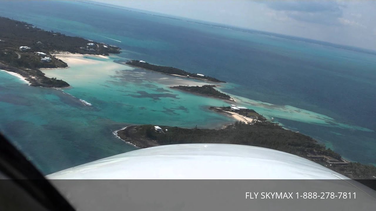 Approach to Landing at Scotland Cay Bahamas