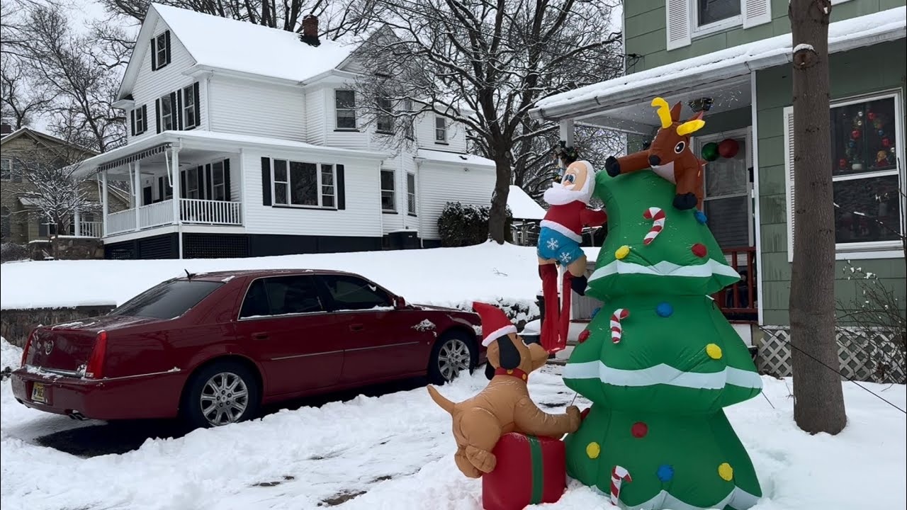 CAMINANDO POR LA NIEVE EN NEW JERSEY DICIEMBRE 2025