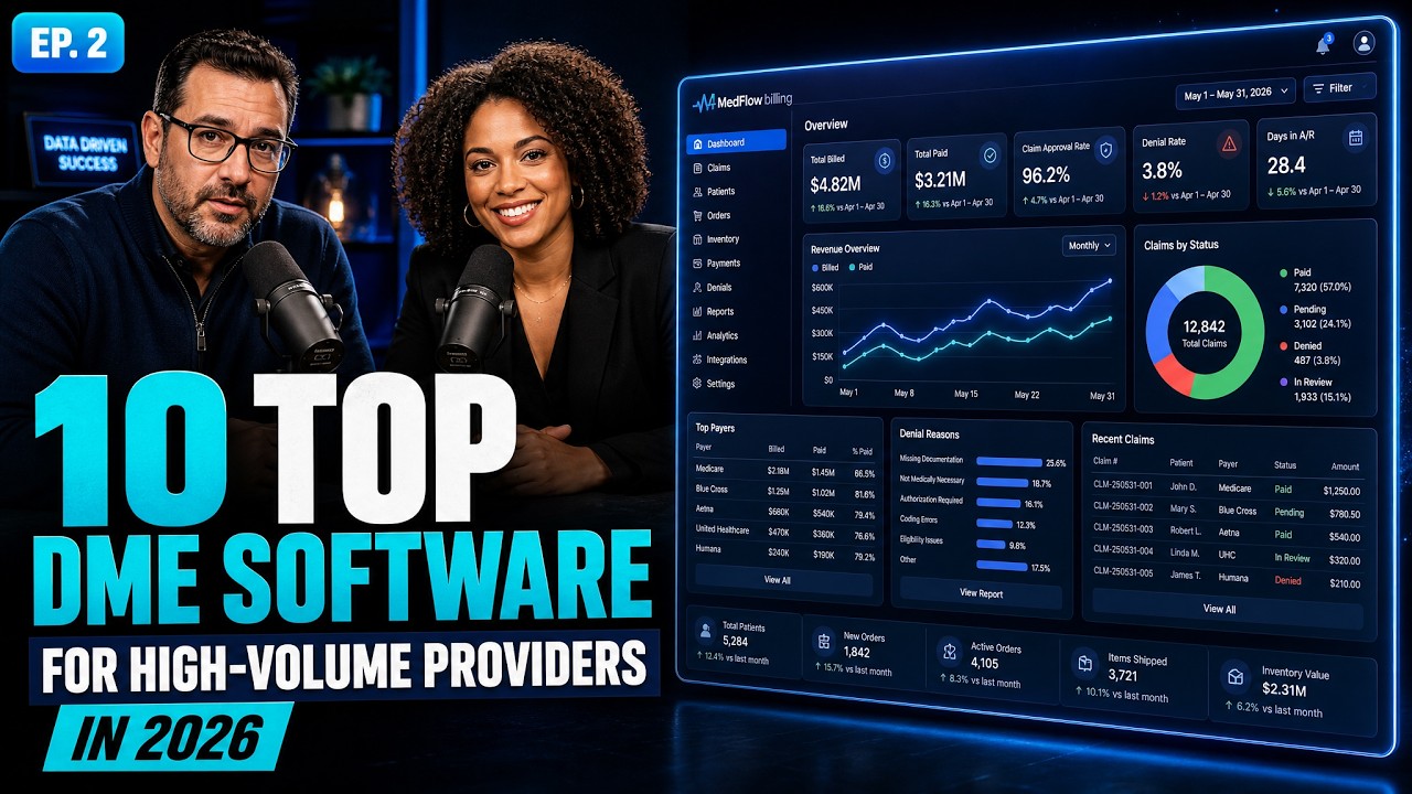 Top DME Billing Software for High-Volume Providers 2026