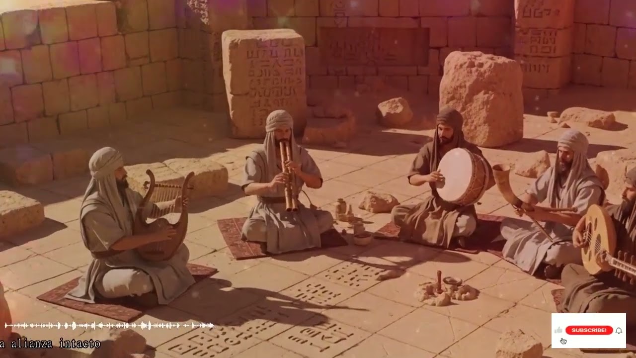 Desde El Trono De David Se Eleva Shofar Y Cánticos Con Instrumentos En Adoración A Adonai