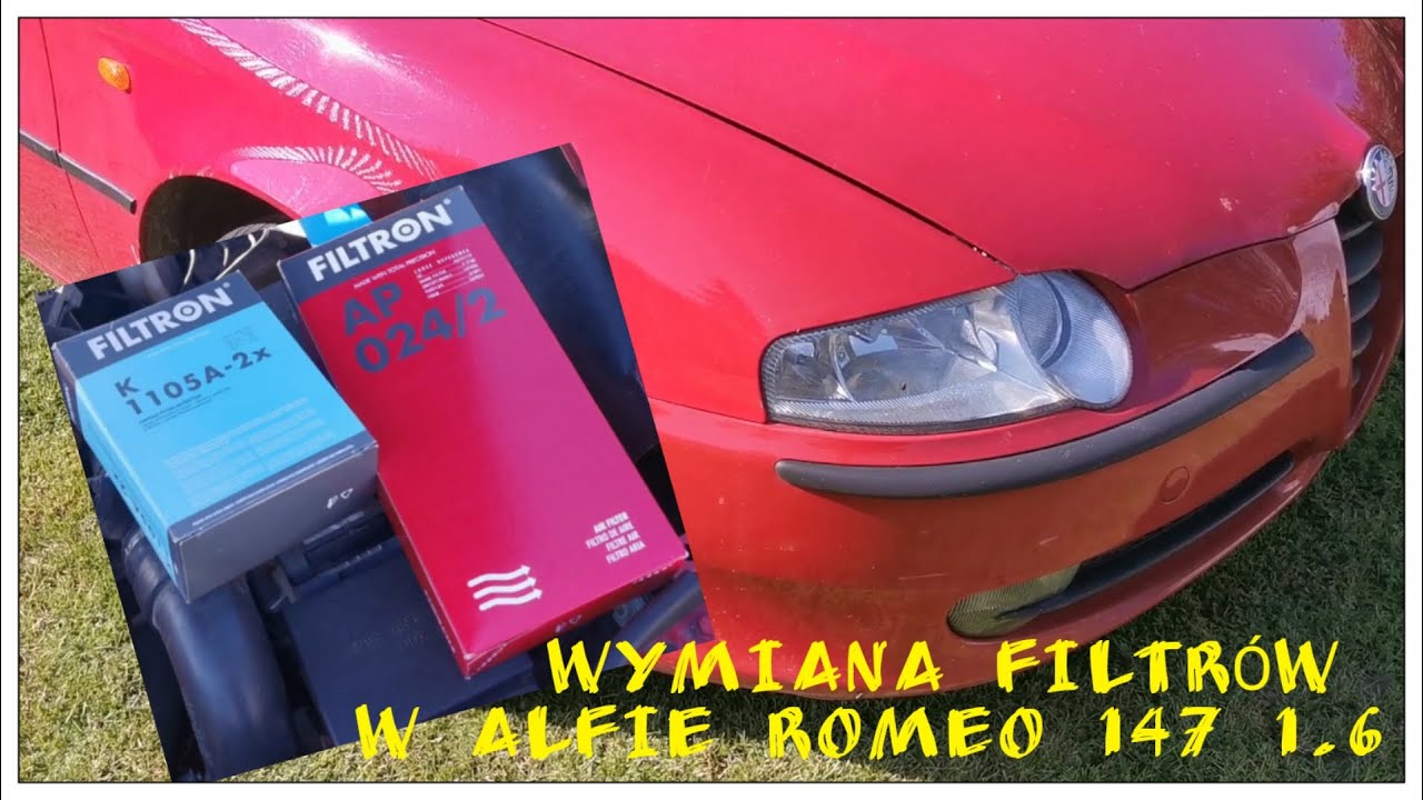 Alfa Romeo 147 1.6 Twin Spark - wymiana filtrów