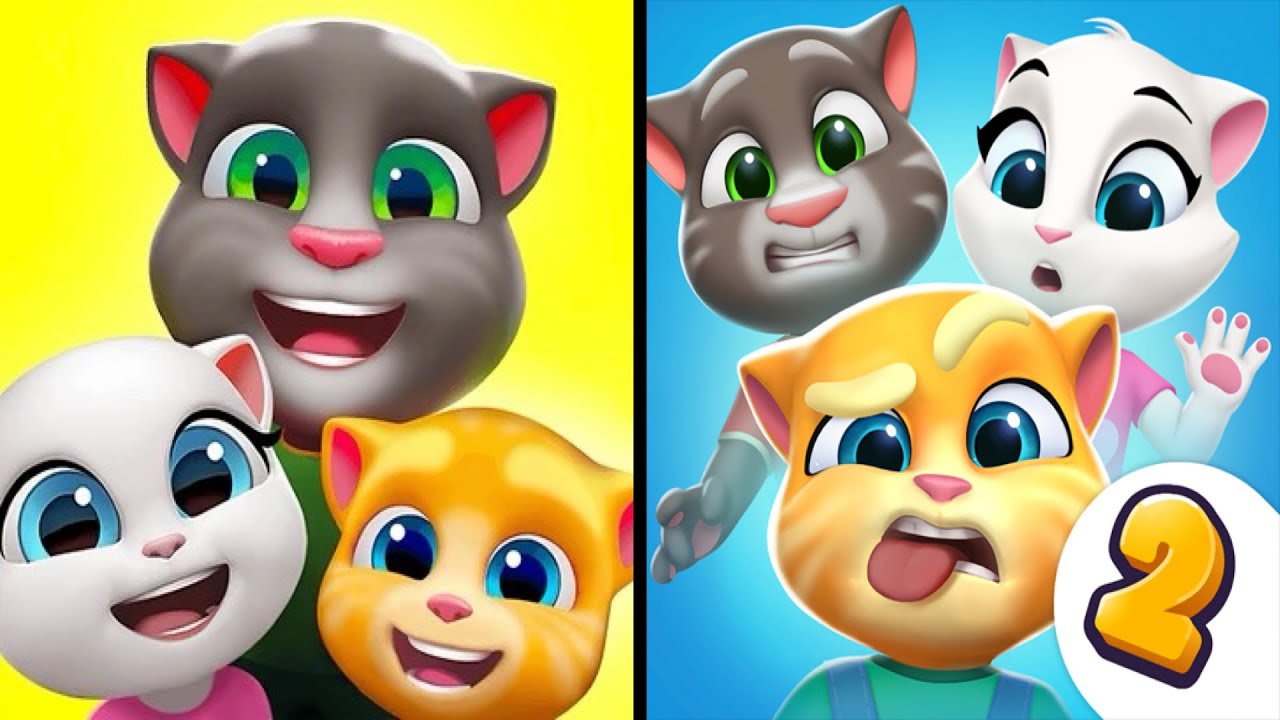 My Talking Tom Friends vs My Talking Tom Friends 2 😍 New Update is Crazy