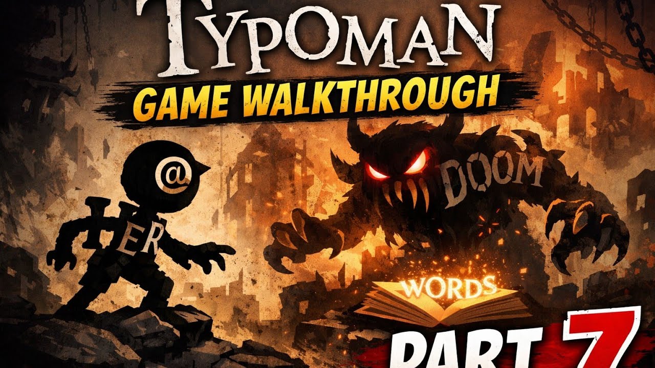 Typoman Game Walkthrough part 7 😯 #gaming #typoman #thriller #viral #trending #android #walkthrough