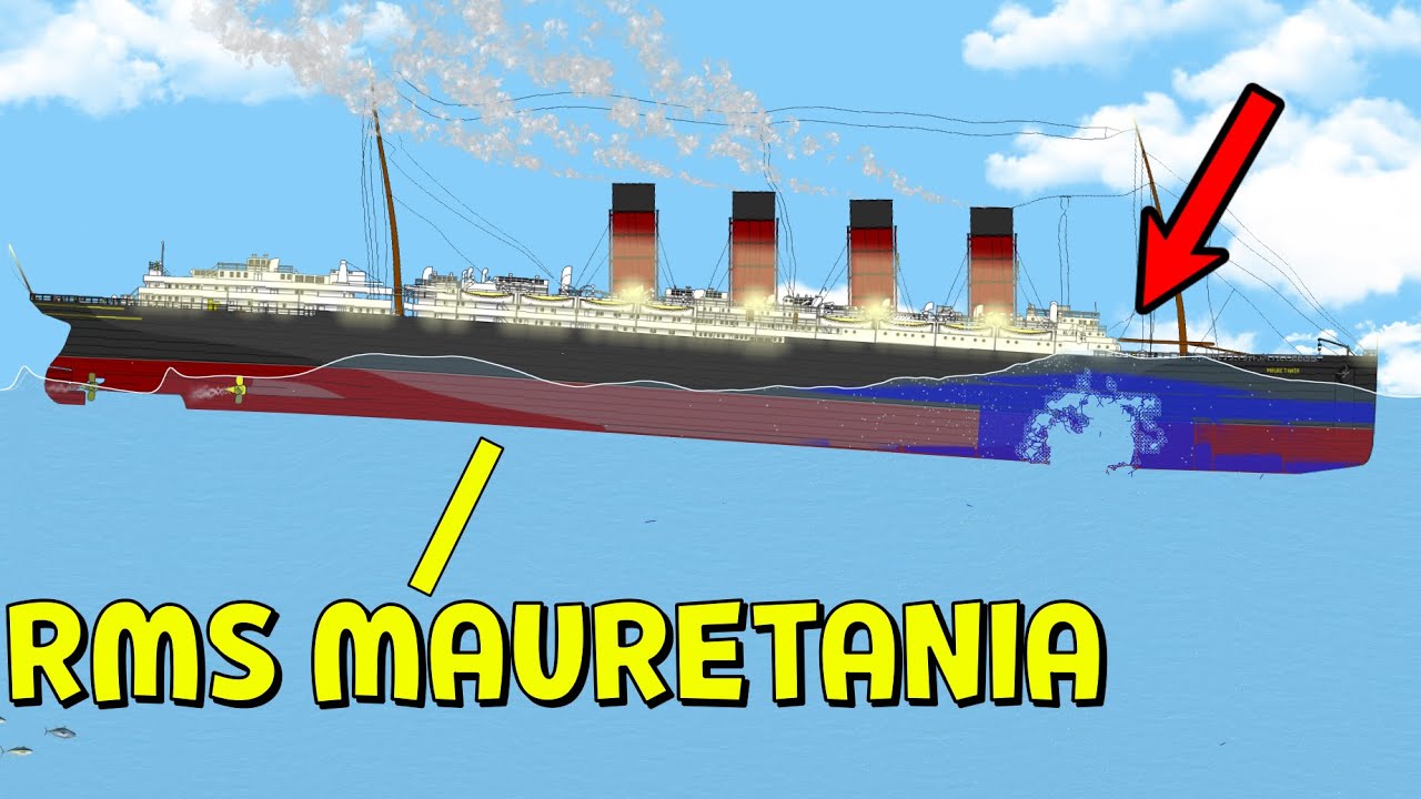 Many Bombs Exploded On RMS Mauretania | Floating Sandbox