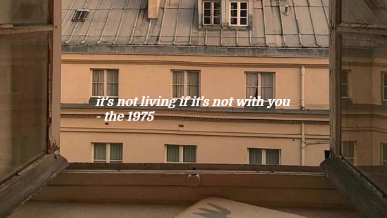 it's not living (if it's not with you) - the 1975 {slowed and reverb}