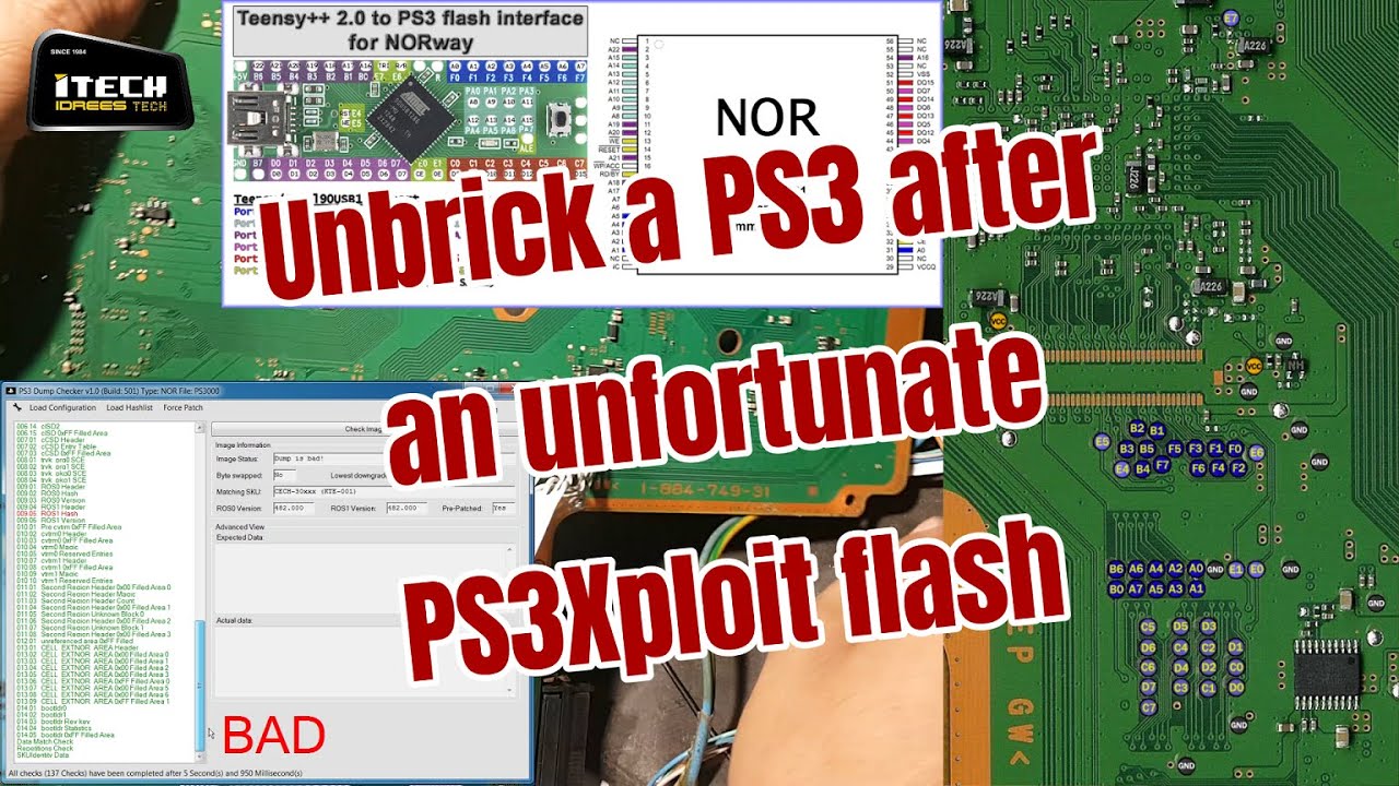 Ремонт неисправной PlayStation 3