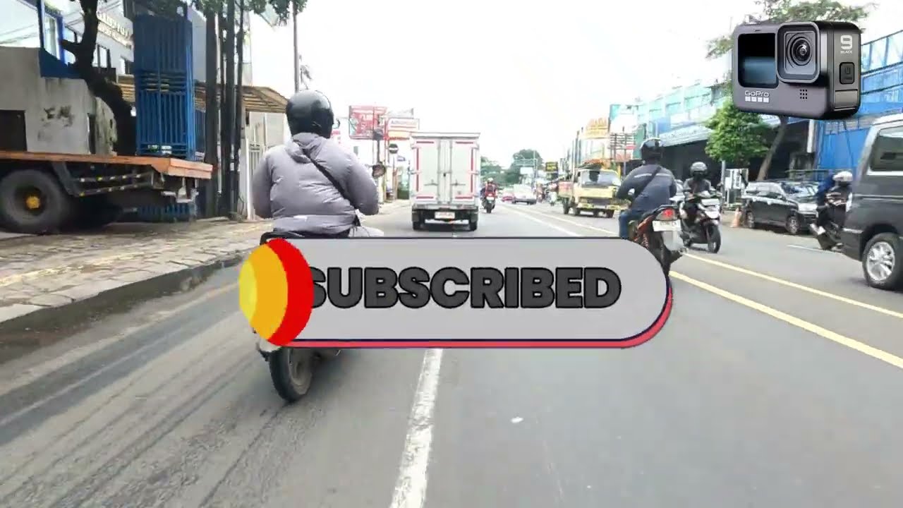 Perjalanan siang ini ke pasar #motovlogsukses #goprohero9