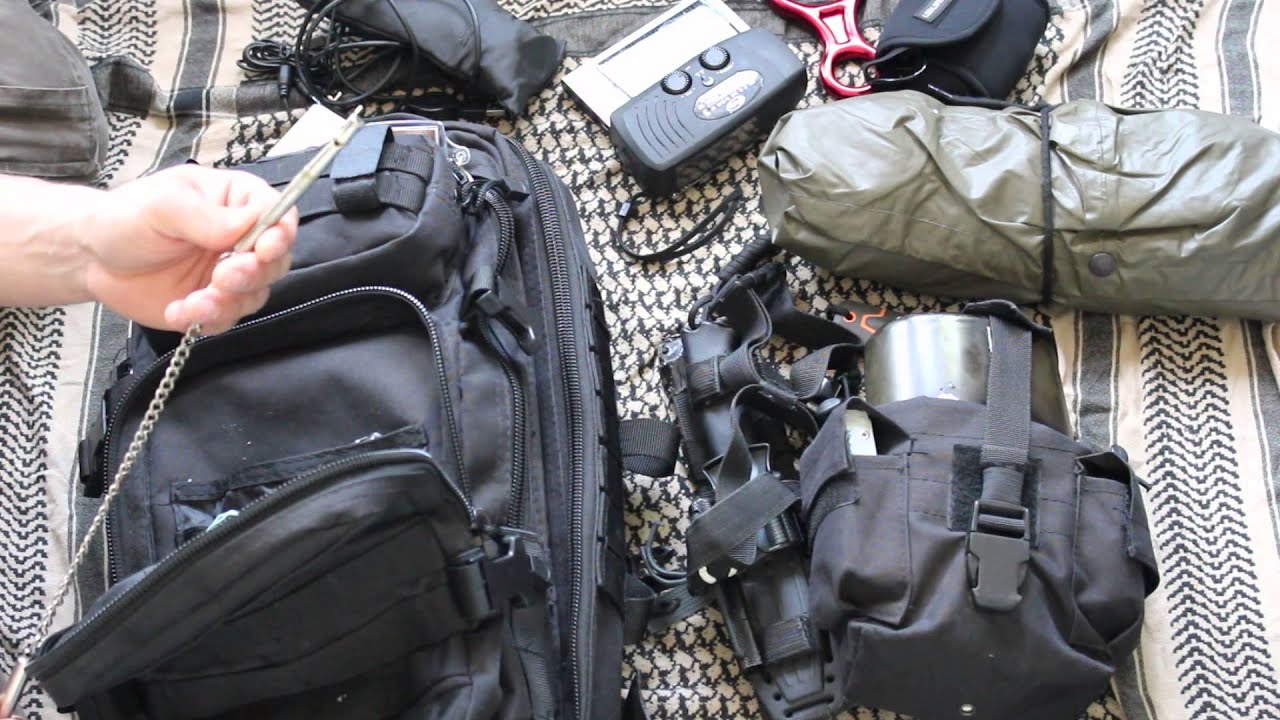 SUPERVIVENCIA ! MOCHILA O BOLSO DE SUPERVIVENCIA MINIMALISTA. SURVIVAL BACKPACK