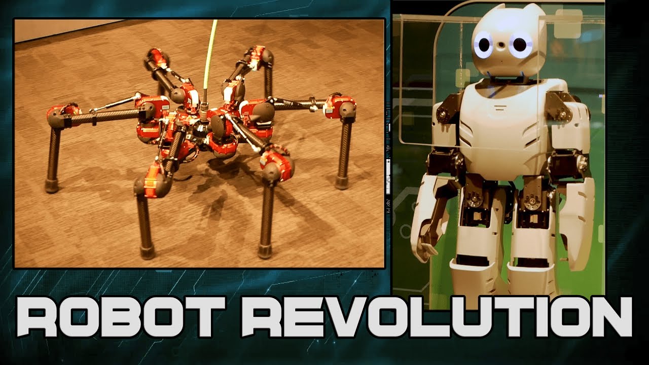 Cutting Edge Tech at the Robot Revolution Exhibit - Smart Robots Review Inside Look