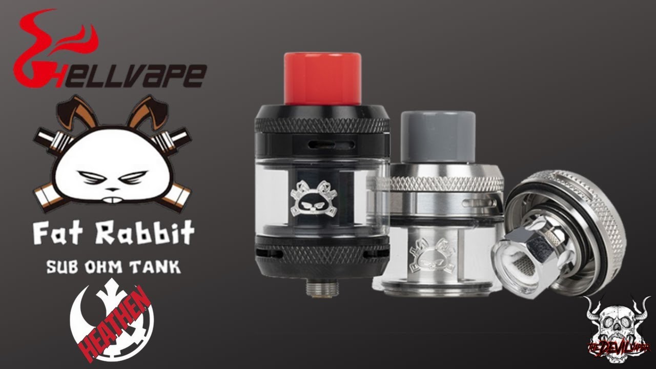 HELLVAPE Fat Rabbit Sub Ohm Tank Review - Designed by Heathen! #FlavourBanger!