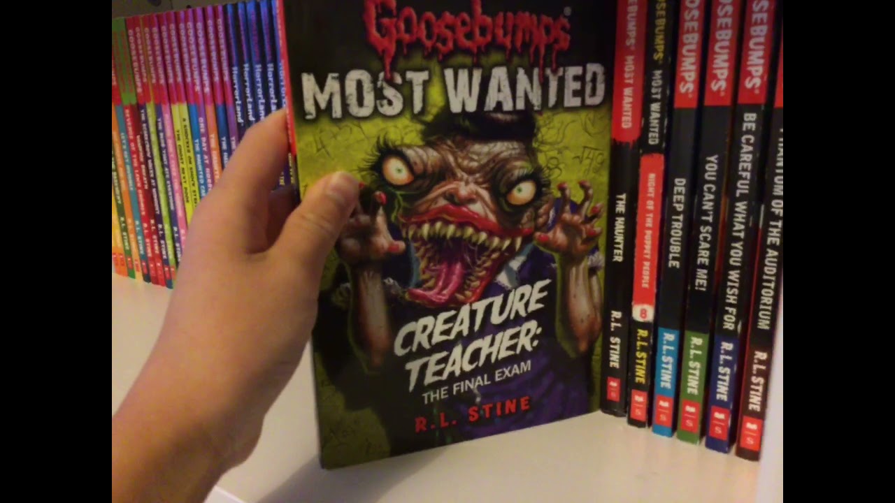 My Goosebumps Book collection!