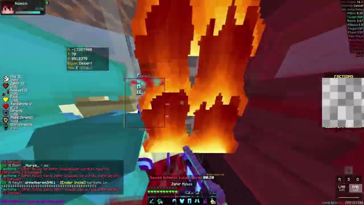 CraftRise LazePro Factions 26 Türemeleri Baymaca #laze #minecraft #factions