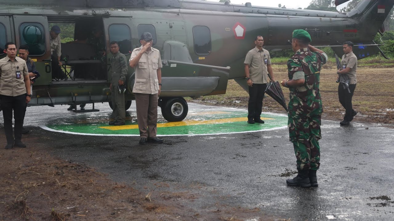 Kunjungan Menhan ke Dodikjur Rindam XVIII/Kasuari