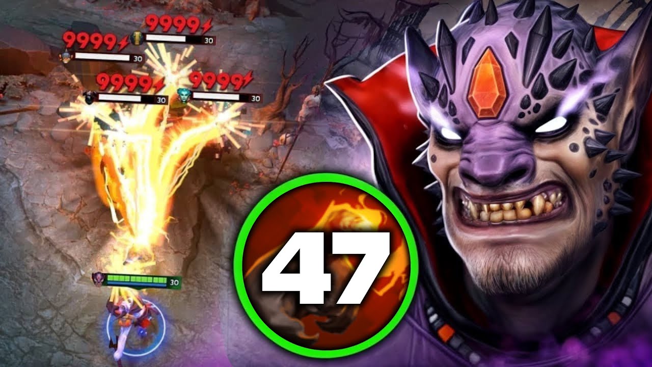 +47 Finger Of Death Stack One Shot 7.39c🔥🔥🔥+1000 Attack Damage Lion | Dota 2 Gameplay