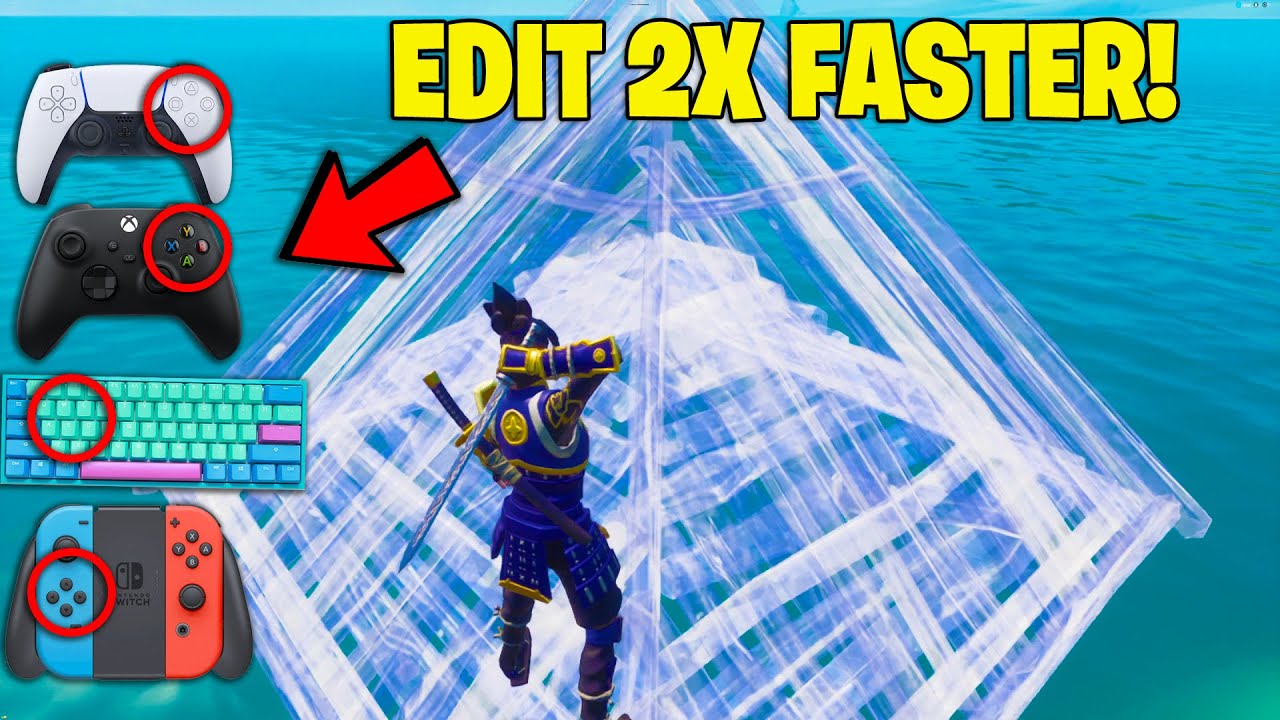 СЕКРЕТНАЯ настройка для редактирования в 2 раза быстрее в Fortnite! (Консоли и ПК!)