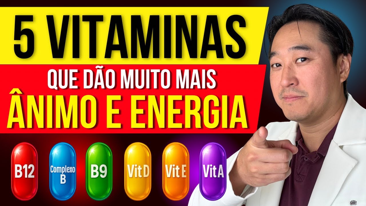 5 VITAMINAS QUE AUMENTAM A DISPOSI&Ccedil;&Atilde;O, ENERGIA E A POT&Ecirc;NCIA!
