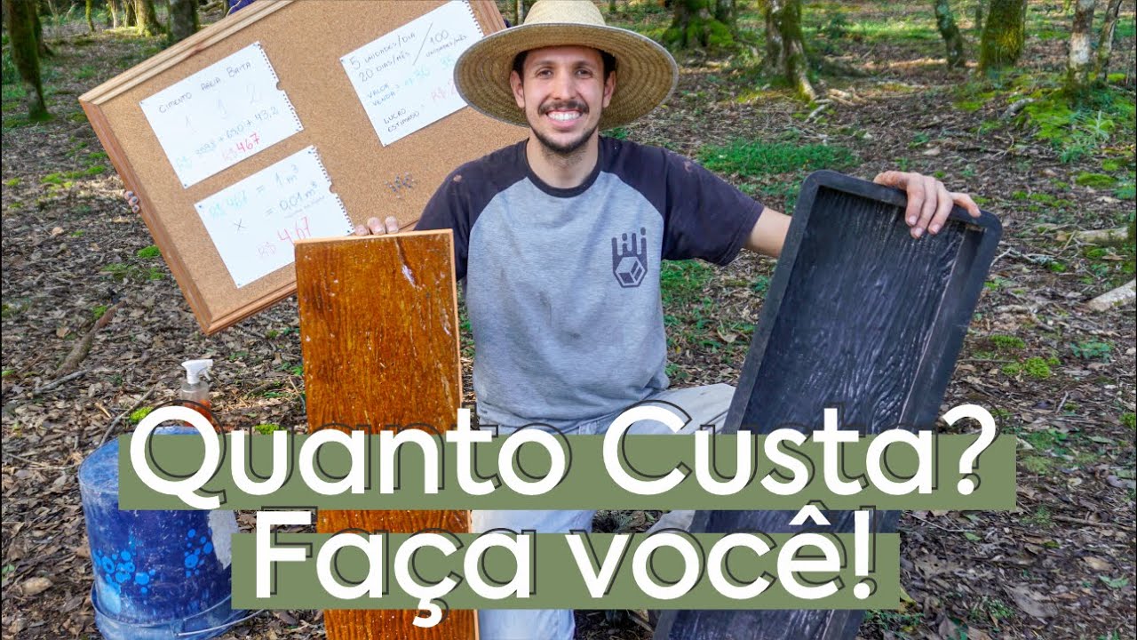 PISANTE de CONCRETO | Textura de MADEIRA | COMO Fazer? QUANTO Custa? GANHA Dinheiro?
