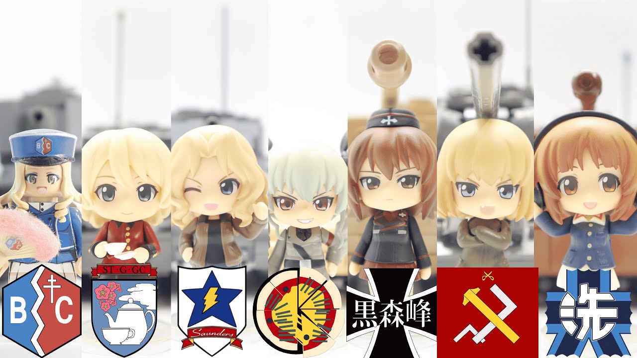 【Девушки и Танки】🌟Лего WW2 Танковая битва × GuP Остановить движение 学園十色です! / Gakuen toirodesu! 2024