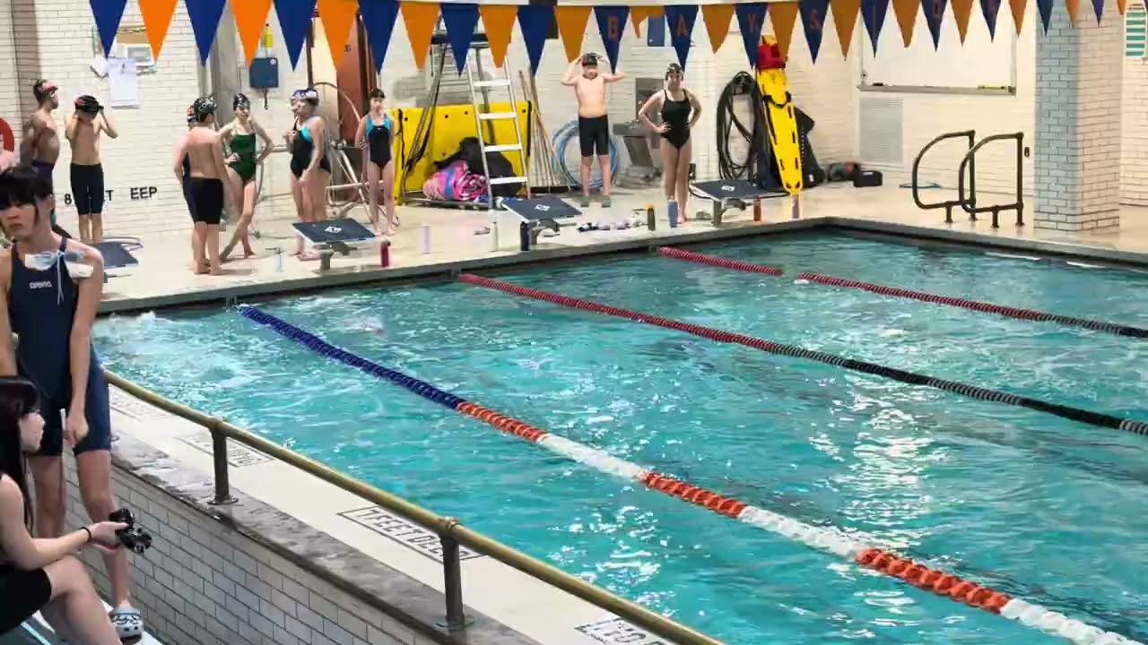 Addy’s first Gold Prep practice race 200 free 1/22/25