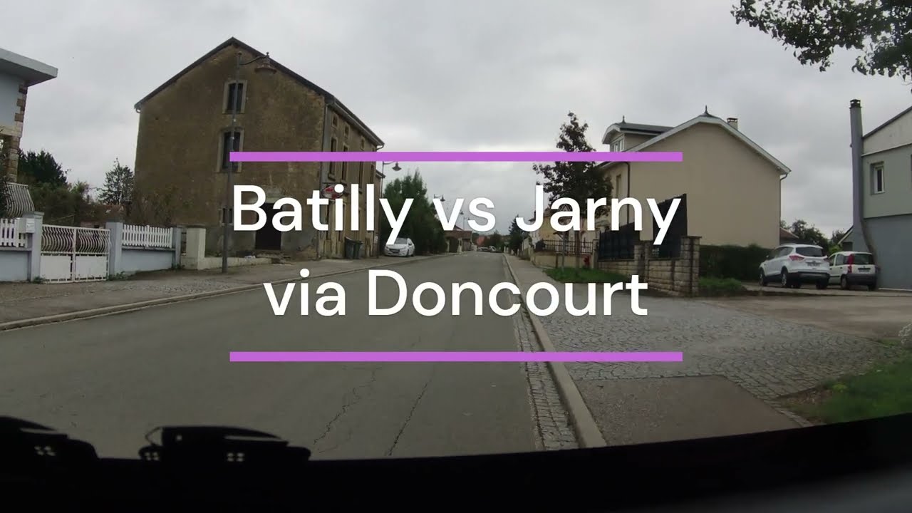 Rouler de Batilly vers Jarny (Lorraine)