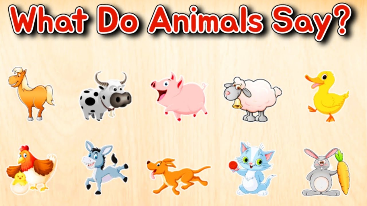 Animal Sounds Song for Kids and Toddlers | Learn Animal Names and Sounds | Fun Nursery Rhymes