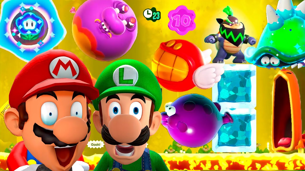 Mario Plays: Super Mario Bros Wonder Randomizer!!! (Bowser Jr)