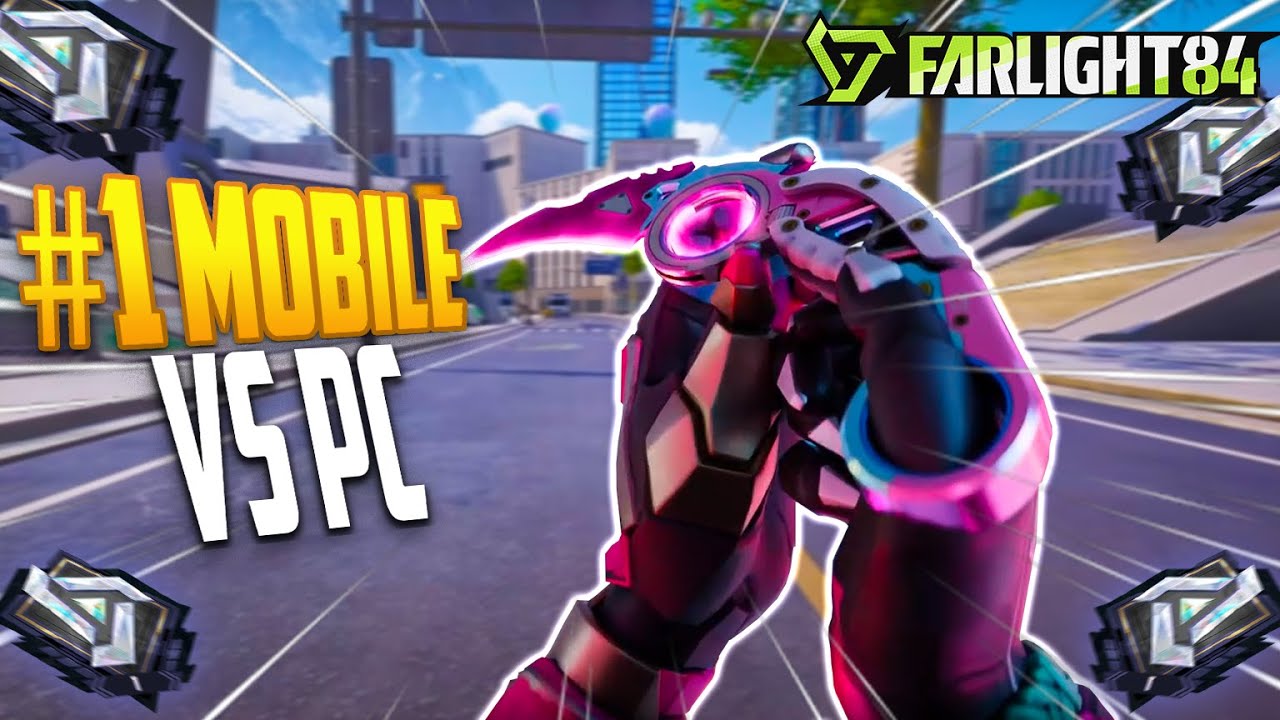 #1 Mobile Player vs PC Lobbies Mythic Rank Handcam FPP Gameplay | Farlight 84