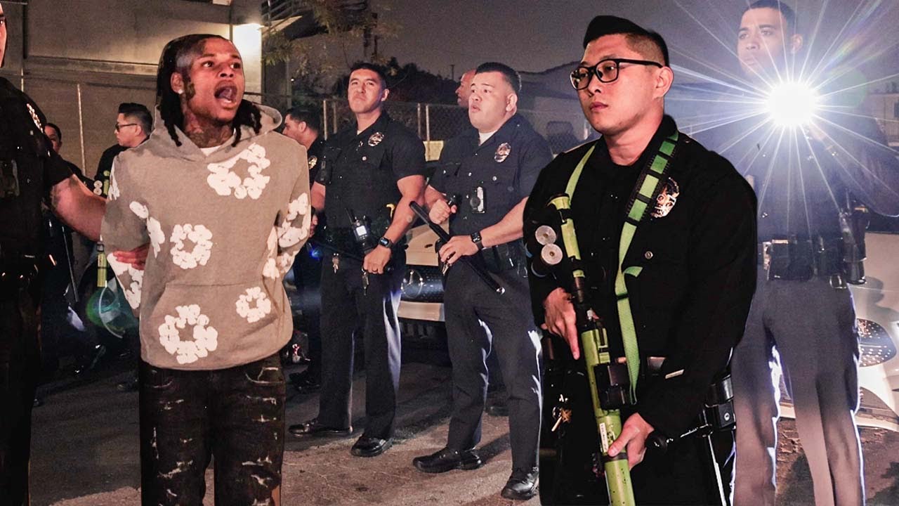 YOUNG THREAT VIDEO SHOOT GONE WRONG... (LAPD RIOT SQUAD)