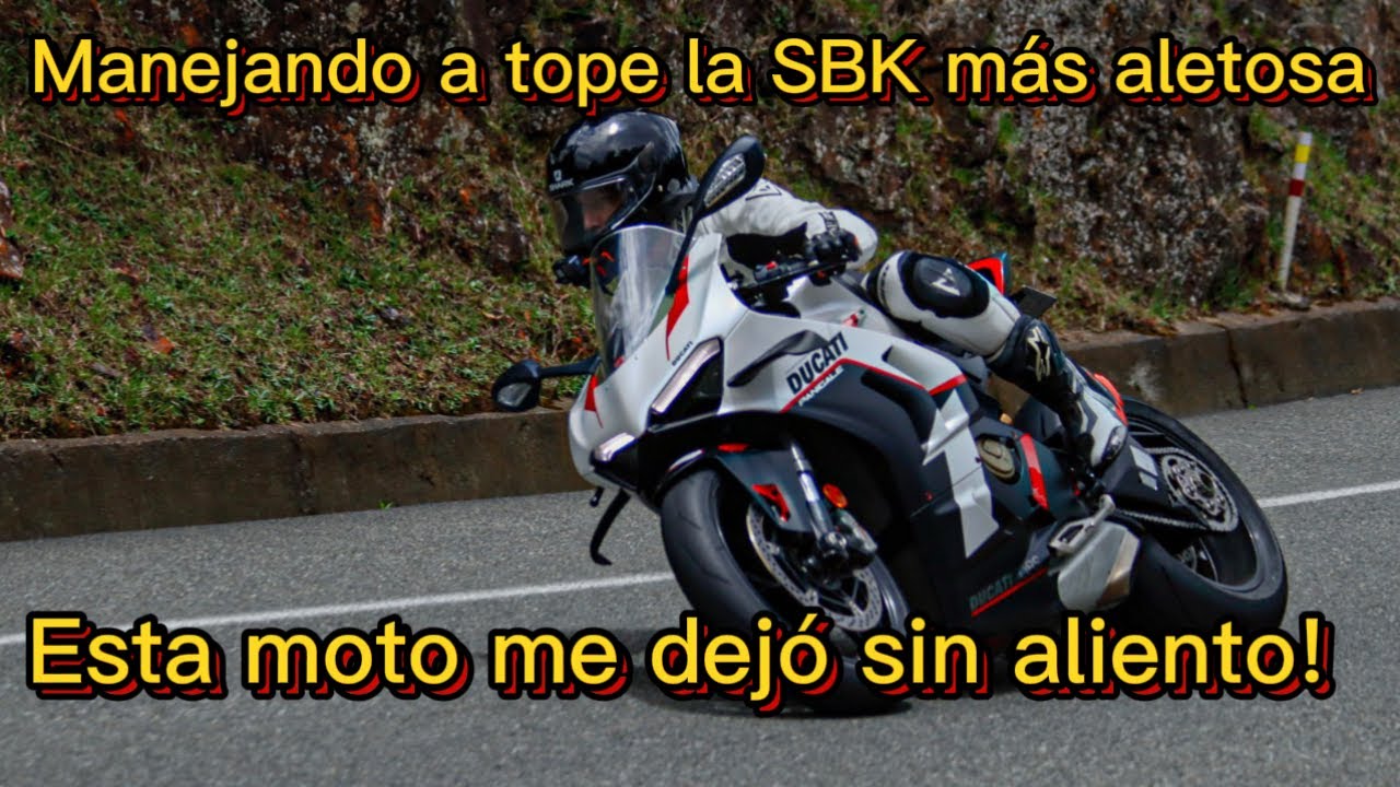 Ducati Panigale V4 Sakamoto (personalizada) prueba de fuego 🔥🔥