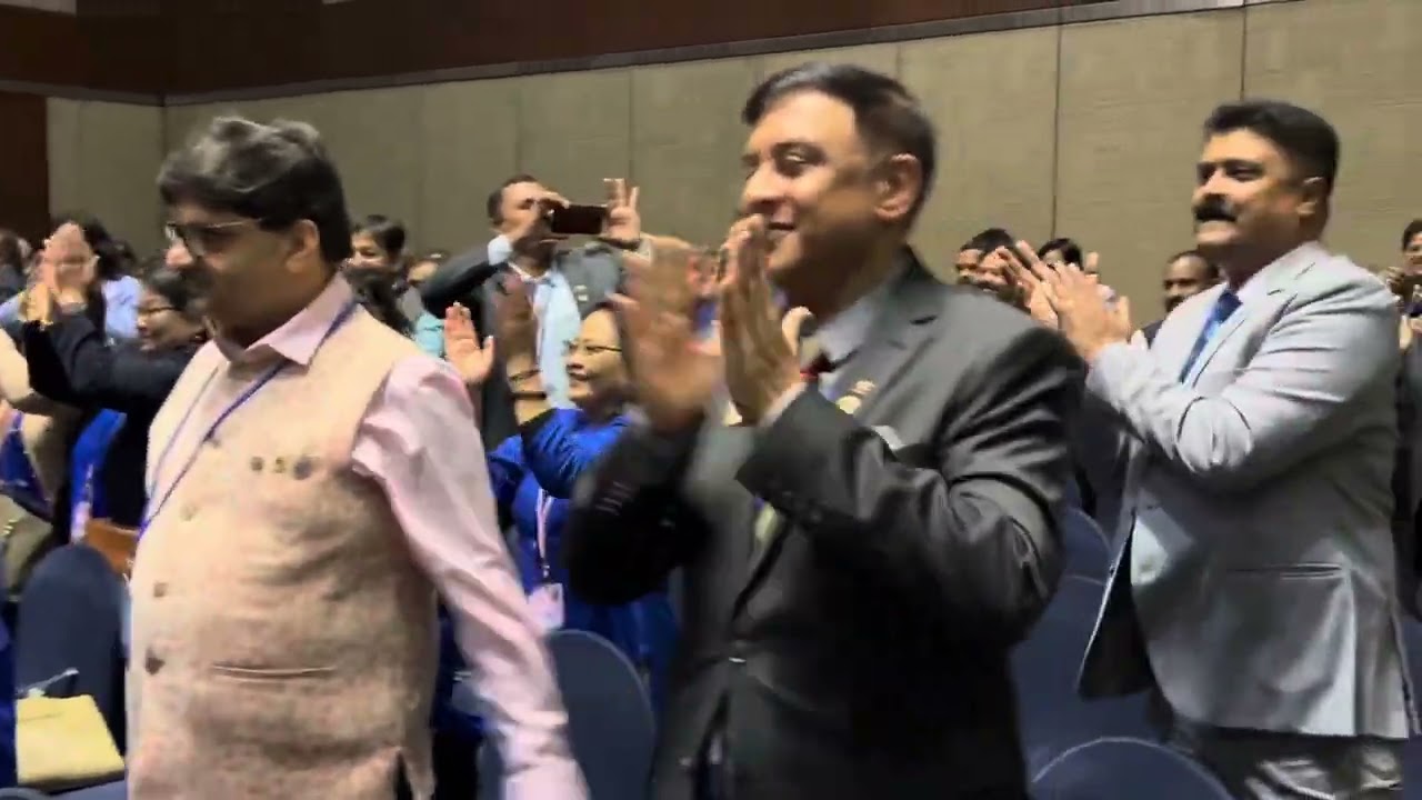 ISSAME session our DG Viraf Mistry with Prin. Secy Hozefa Ghadiali and all  others at Dancing steps