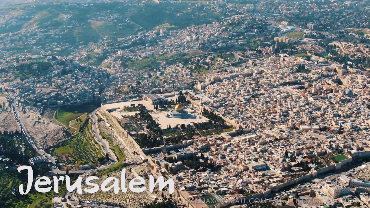 Jerusalem Old City Aerial / ירושלים עיר הקודש